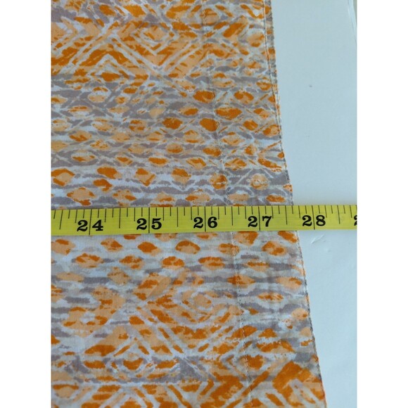 Westbound Women's Size PXL Print Cotton Pullover Tunic Top w/Orange Embroidery - Picture 7 of 8